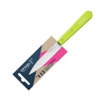 Нож столовый Opinel №112, деревянная рукоять, блистер, нержавеющая сталь, зеленый 001915