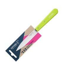 Нож столовый Opinel №112, деревянная рукоять, блистер, нержавеющая сталь, зеленый 001915