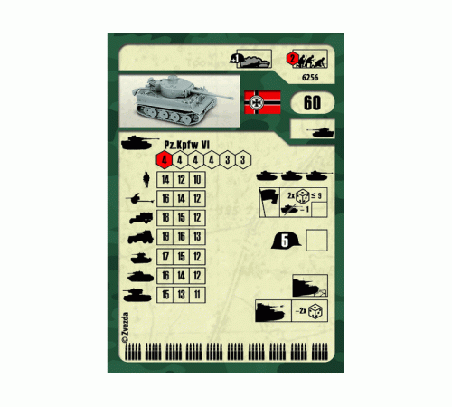 Сборная модель ZVEZDA Немецкий танк Т-VI Тигр, 1/100