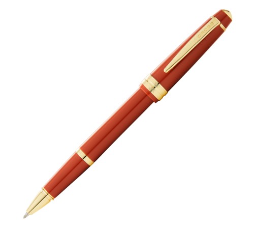 Ручка-роллер Cross Bailey Light Polished Amber Resin and Gold Tone
