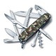 Нож перочинный VICTORINOX Huntsman, 91 мм, 15 функций, зелёный камуфляж