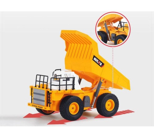 Радиоуправляемый карьерный самосвал HUI NA TOYS 2.4G 6CH (дальность 8 м) 1/24 RTR