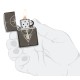 Зажигалка ZIPPO Heart of Tree с покрытием Black Ice®, латунь/сталь, чёрная, глянцевая, 38x13x57 мм