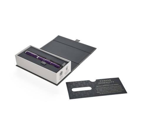 Ручка 5-й пишущий узел Parker Ingenuity Deluxe Blue Violet CT