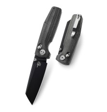 Нож Bestech Slasher сталь D2, рукоять Микарта черная