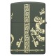 Зажигалка ZIPPO Dragon Design с покрытием Green Matte, латунь/сталь, зеленая, матовая, 38x13x57 мм