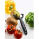 Нож для чистки томатов и киви VICTORINOX, двусторонее зубчатое лезвие, чёрная рукоять