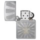 Зажигалка ZIPPO Star Design с покрытием Brushed Chrome, латунь/сталь, серебристая, 36x13x57 мм