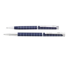 Набор Pierre Cardin PEN&PEN: ручка шариковая + роллер. Цвет - т.синий. Упаковка Е.