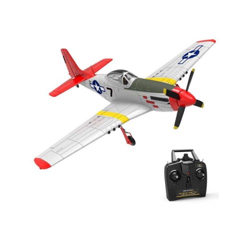 Радиоуправляемый самолет Volantex RC P51D 750мм Brushless 2.4G 4ch LiPo RTF with Gyro
