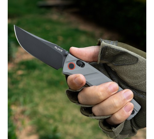 Нож складной Ruike P856-K серый