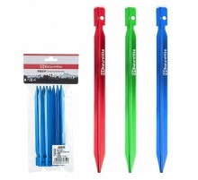 Колышки Naturehike NH17D026-D  алюминиевый Vобразный (8 шт.)Красный, 6927595723364