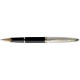 Роллерная ручка Waterman Carene Deluxe Black. Детали дизайна - позолота 23К.