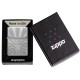 Зажигалка ZIPPO Star Design с покрытием Brushed Chrome, латунь/сталь, серебристая, 36x13x57 мм