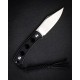 Нож SENCUT Fixed Blade Waxahachie 9Cr18MoV Steel Satin Handle G10 Black