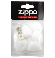 Сменная вата для зажигалок Zippo, в комплекте вата и фетровая подкладка, в пакете с подвесом