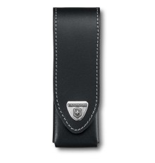 Чехол на ремень VICTORINOX для ножей 111 мм толщиной до 3 уровней, кожаный, чёрный