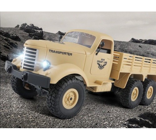 Радиоуправляемая машина JJRC Q60 Transporter (зеленый) 6WD 2.4G 1/16 RTR