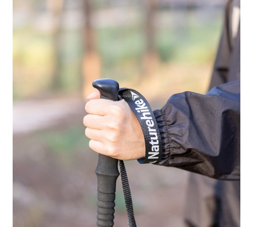 Палка Треккинговая Naturehike ST01 6061 AL NH17D001-Z  с 3 узлами женская 57-120 золотой