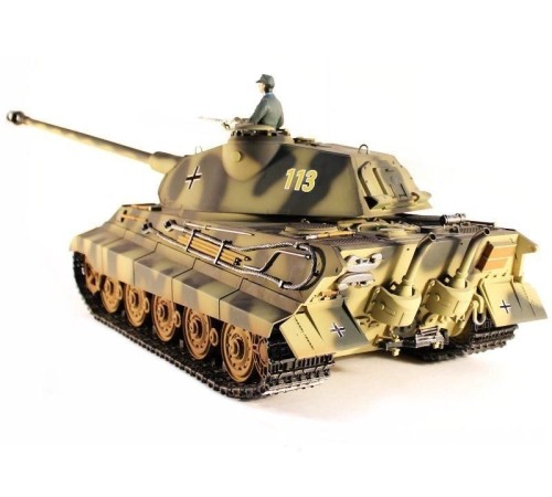 Р/У танк Taigen 1/16 KingTiger (для ИК танкового боя) (Германия) HC 2.4G RTR