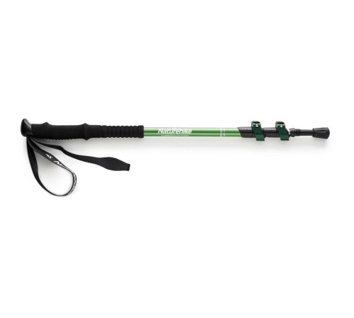 Трекинговая палка Naturehike ST 01 6061 (3-секции) NH17D001-Z (62-135cm) зелёный