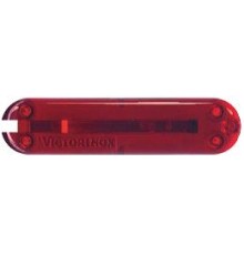 Задняя накладка для ножей VICTORINOX 58 мм, пластиковая, полупрозрачная красная