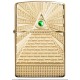 Зажигалка ZIPPO Armor™ с покрытием High Polish Brass, латунь/сталь, золотистая, 38x13x57 мм