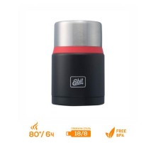 Термос для еды Esbit FJSP, с ложкой , черно-красный, 0.75 л, FJ750SP-BR