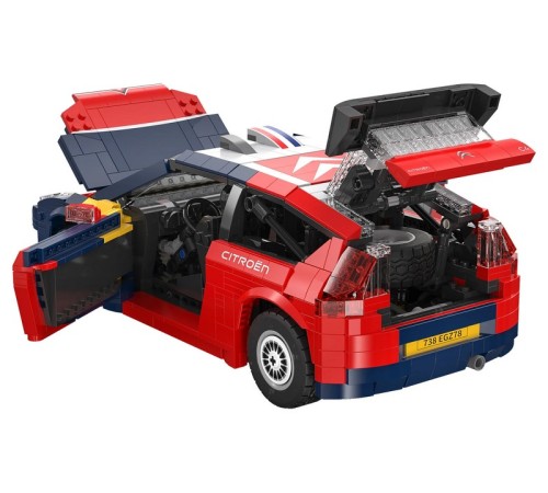Конструктор CaDA раллийный автомобиль 2008 Citroen C4 WRC 1/12 (1569 деталей)