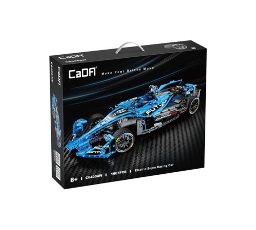 Конструктор CaDA болид Electric Super Racing Car 1/8 (1667 деталей)